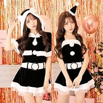 Amazon | [dazzy] 【6点セット】サンタ コスプレ ネコ耳